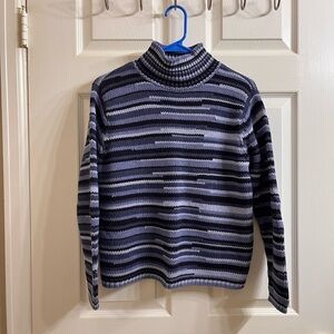 Vintage blue striped sweater